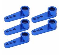 RiToEasysports Bracci Servo in Lega di Alluminio da 5 Pezzi, Corni Servo Sterzo Anodizzati Blu con compatibilità Precisa, per Ingranaggio 02073 996R MG946R E9001