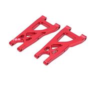 RiToEasysports Bracci Sospensione Anteriori 2 Pezzi 1/10 RC, Bracci Oscillanti Anteriori in Lega di Alluminio per Auto Senton e Typhon 1/10 RC (rosso)