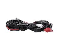RiToEasysports Cablaggio Bicolore a Fascio Alto e Anabbagliante, Kit Cavi 12V Doppio relè 30A con Fusibile 14AWG per Veicoli Fuoristrada SUV Pickup Trucks Motociclette