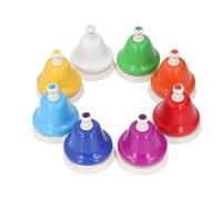 RiToEasysports Campanello da Scrivania, Campanelli Musicali Colorati a 8 Note Set di Strumenti a Percussione per attività di Apprendimento Musicale per Bambini