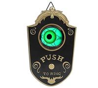 RiToEasysports Campanello Halloween, Occhio Sospeso con Suono per Benvenuto Spettrale (plastica)