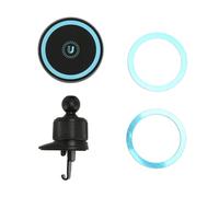 RiToEasysports Caricatore Wireless per Auto, Supporto Magnetico per Telefono in ABS per Presa d'aria, Ricarica Rapida da 15 W, Forte Magnetica, Supporto per Cellulare per Auto per Driver IOS e