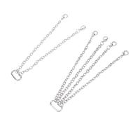 RiToEasysports Catene di Sollevamento, Gancio Drago in Metallo Argento Premium per Modelli di Paranco 1/50 RC Gru e Accessori per Veicoli Cingolati (12 cm)