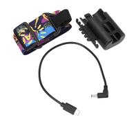 RiToEasysports Cavo di Alimentazione e Staffa della Batteria, Cinturino per la Fascia per gli Occhiali Avata 2 Porta Accessori FPV, Design Rimovibile Regolabile, Fibbia Portatile, Materiale ABS,