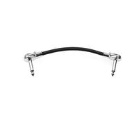 RiToEasysports Cavo Patch per Chitarra, Design Pancake da 6,35 Mm con Rame Privo di Ossigeno e Schermatura Multipla per Pedale Effetti per Chitarra, 15 Cm (15 cm)