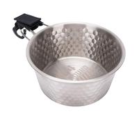 RiToEasysports Ciotola da Campeggio in Acciaio Inossidabile Leggero per Zaino in Spalla, Picnic, Gite per, Rivestimento Non Stick, Design Squisito, Materiale Premium