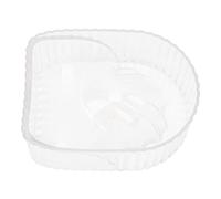 RiToEasysports Ciotola di Manicure di Mano in Turbini Acrilici Skin Morbida Pelle Morta per L'arte delle Unghie Che Lava L'altopiano per il Salone di Bellezza (Trasparente)