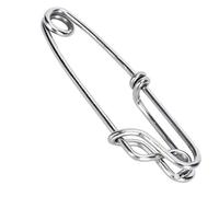 RiToEasysports Clip per Tonno da Pesca, 15 Pezzi Clip a Scatto per Linea Lunga Clip per Tonno in Acciaio Inossidabile Easy On off Appendini per Rami con Palangari Accessorio per la Pesca a Scatto