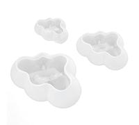 RiToEasysports Clouds Silicon Pilgus Set Flessibile Facile Demoting per Cioccolato -te Stesso -enthusiasts
