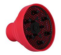 RiToEasysports Comoda copertura pieghevole per asciugacapelli, protegge i capelli dai danni termici, per saloni di lavoro o utenti domestici (rosso)