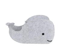 RiToEasysports Contenitori Portaoggetti in Feltro Cestino Pieghevole a Forma di Balena, 9,8x14,6x7,9 Pollici Scatola Pieghevole di Grande capacità per Vestiti per la Casa, Giocattoli, Organizzazione