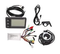 RiToEasysports Controller Ebikes, Controller a Onda Sinusoidale 17A 24V 36V 48V 250W 350W con Sensore di Assistenza Acceleratore a Pollice per Bici Elettrica Fai-da-te