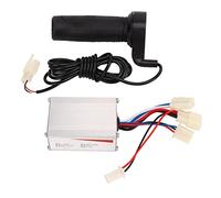 RiToEasysports Controller Motore Spazzola 12V 250W, Kit Impugnatura Acceleratore Guscio in Alluminio Comoda Impugnatura in Gomma per Bici Elettriche Tricicli Motociclette
