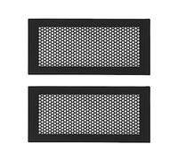 RiToEasysports Coperture per Sfiato a Prova di Bambino, Coperture per Sfiato in Silicone Sicuro per il Pavimento in Casa (BLACK)