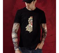 RiToEasysports Copribraccio per Tatuaggi, Manicotti per Protezione Solare con Blocco UV per Uomo Donna, con Design Realistico del Tatuaggio, Materiale in Nylon Spandex Traspirante per Ciclismo