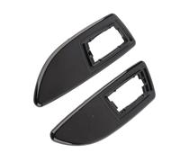 RiToEasysports Cornice Ripetitore Indicatore Laterale Cornice Luce Laterale in ABS 2 Pezzi con Supporto Adesivo Copertura Antigraffio con Rivestimento UV per D H J Zafira B Insignia E (Nero brillante)