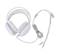 RiToEasysports Cuffie da Gioco, Cuffie da Gioco con Illuminazione RGB Arcobaleno Driver da 50 Mm Over-ear Leggere con Microfono per PC Laptop (WHITE)