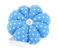 RiToEasysports Cuscino per spille da cucire per il tempo di lavoro dell'ago, bel supporto a forma di zucca con cinturino regolabile (BLUE)