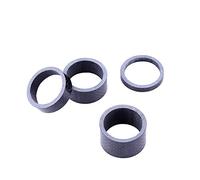 RiToEasysports Distanziatore per Cuffie per Bici in Fibra di Carbonio Completo -Set da 4, Luce e Durevole, Perfetta per Regolare L'altezza del Manubrio, Adatto a Tutti i Valori dei Ciclisti, Adatti