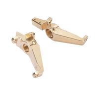 RiToEasysports Distribuzione della Bilanciata, Display Ad Alto Dettaglio, Installazione Accurata Sterzo RC C Hub Ottone per Modello di Auto Assiale 1/8 RC, Ottone Sinistro a Destra Monte Caster C