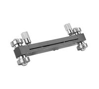 RiToEasysports Efficiente Levigatrice per Ponti per Dadi, Strumento di Levigatura per Liutaio per Chitarra Basso, Dadi e Selle Perfettamente Quadrati in Pochi Secondi (BLACK)