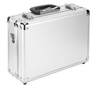 RiToEasysports Elegante Custodia in Alluminio D'argento per Proteggere il Telecomando con una Spugna Adatta per JR/Futaba/