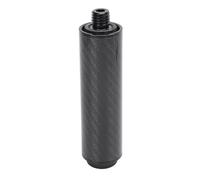 RiToEasysports Estensione del Piscina Estensione Billiard Cue Extender da 4 Pollici in Fibra di Carbone Cue Stick Stick con Tappo Posteriore in Gomma per Migliorare l'equilibrio e Il Controllo