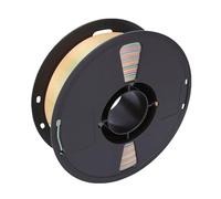 RiToEasysports Filamento PLA, Filamento per Stampa 3D a Gradiente Multicolore a Base Vegetale Inodore da 1,75 Mm per Giocattoli e Decorazioni (Colore macaron setoso)