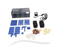 RiToEasysports Filtro Dell'Acquario, Filtro per Acquario Multi -Strato 3 Pesce a Bordo con Fibbia Regolabile per Alloggiamento Trasparente per Acqua Salata di Acqua Dolce