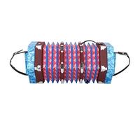 RiToEasysports Fisarmonica a Fisarmonica Portatile per Adulti - Cinghia Polso Regolabile, Bellissimo Aspetto - Sviluppa Talenti Musicali, Migliora il Senso del Ritmo (BLUE)