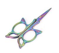 RiToEasysports Forbici, Forbici da Sartoria Classiche in Acciaio Inossidabile, Ricamo Facile da Usare per Appassionati di Cucito e Artigiani (multicolore)