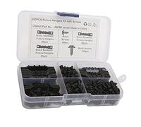 RiToEasysports Ganci a Parete Dente Sew Resistente Forti Ganci a Doppia Vite per Strumenti Appesi, Persone in Movimento (BLACK)