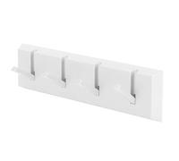 RiToEasysports Gancio da Muro, Elegante Appendiabiti e Appendiabiti per Cappelli, Adesivo Forte per Bagno e, Materiale ABS Ecologico, Confezione da 1 (WHITE)
