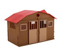 RiToEasysports Giocattolo Modello di Fattoria Sicuro e Non Mini, Scena di Fattoria di Simulazione per Bambini con Porta Apribile, Natale per Bambini