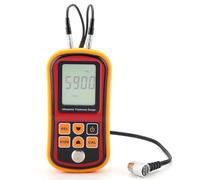 RiToEasysports GM100 Digital Ultrasonic-Tickness Meter con Grande Schermo LCD, Calibrazione Automatica e Misurazione del Suono, per il Monitor di Test di Larghezza in Acciaio, Lavoro Sul Campo o