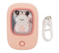 RiToEasysports Ho Scaldata a Mano Ricaricabile, Riscaldamento a Tasca Riutilizzabile Riscaldatore Elettrico con Batteria da 4000 MAh per il Comfort per il Freddo (PINK)