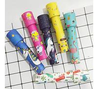 RiToEasysports Il Giocattolo Colorato del Classico Caleidoscopio retrò Migliora L'osservazione Ideale per i Bambini, 12 Pezzi di Carta Carina Kaleidoscopio Insieme