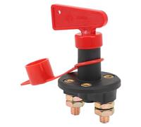RiToEasysports Interruttore Staccabatteria Interruttore Isolatore Batteria in Ottone 12V 24V 300A Rotativo con Manopola Staccabile Terminali in Rame per Camion Auto RV Yacht Marine