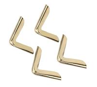 RiToEasysports Iron Retro Faiy Edge Corer Corner Protector 50pcs per Album Fotografico Libro, File di Cartelle di Menu, Vernice in Oro in Ottone, Leggero (Colore ottone 2,2 mm)