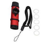 RiToEasysports Kazoo, Kazoo in Metallo Professionale per Strumento Musicale con Toni Regolabili e 5 Diaframmi per Flauto per Gruppi di Adulti Spettacoli Dal Vivo Viaggi (rosso)