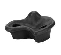 RiToEasysports Kit di pietre per arrampicata su roccia strutturate in plastica per bambini, varie viti/macchine di fissaggio a colori/set per uso interno ed esterno (BLACK)