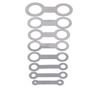 RiToEasysports Kit di Riparazione Strumento di Sassofono in Metallo Resistente con Superficie Confortevole per Sassofoni a 8 Pc per Uso Emergenza