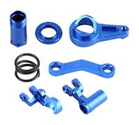 RiToEasysports Kit Servo Servo Sterzo in Lega di Alluminio, Parte per Auto RC Leggera Lavorata a CNC con Design Innovativo per Camion Slash 4X4 1/10