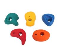 RiToEasysports L'arrampicamento del Materiale in Resina Vibrante Contiene, Kit a Dimensioni Ridotte a più Colorate, con Design a Forma Variabile, per Uso Esterno Interno