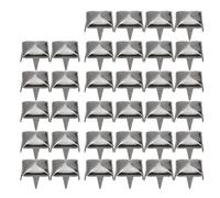 RiToEasysports Leathercraft Square Nole 400 Set di Ottoni Premium Easy Installation Peaks. Capacità Bronne da 4 Mm-7 Mm in Camicie di Giacca Chektms (#8)