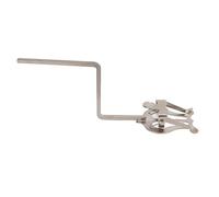 RiToEasysports Lira per Sassofono, Supporto per Spartiti Portatile Leggero in Ferro per Sassofono Contralto, Design Elegante Argento per Principianti della Banda Musicale (B)
