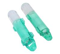 RiToEasysports Luce da Pesca Subacquea, Attrattivo Lampeggiante a LED con Piastra di Blocco della Luce a Strisce Intermittenti, per Pesca in profondità e Ampio Raggio di Radiazioni (Verde)