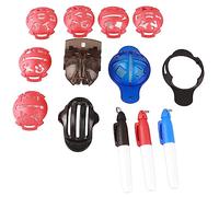 RiToEasysports Marcatore Golf, Precisione Allineamento Kit 12 Pezzi 6 Design per Principianti Professionisti Campo Allenamento