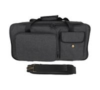 RiToEasysports Massa di Stoccaggio del Pedale degli Effetti, Sacchetto di Trasporto del Pedale Multiplo per Chitarra con più Tasche (L)