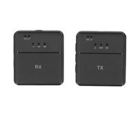 RiToEasysports Microfono Lavalier Wireless, Cancellazione del Rumore Anti -interferenza Sul Mini Microfono Mini per la Registrazione Video, Intervista, Vlog e Podcasting